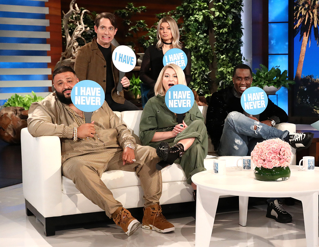 Diddy, DJ Khaled, Meghan Trainor, Charlie Walk, Fergie, The Ellen DeGeneres Show Diddy, DJ Khaled, Meghan Trainor, Charlie Walk, Fergie, The Ellen DeGeneres Show